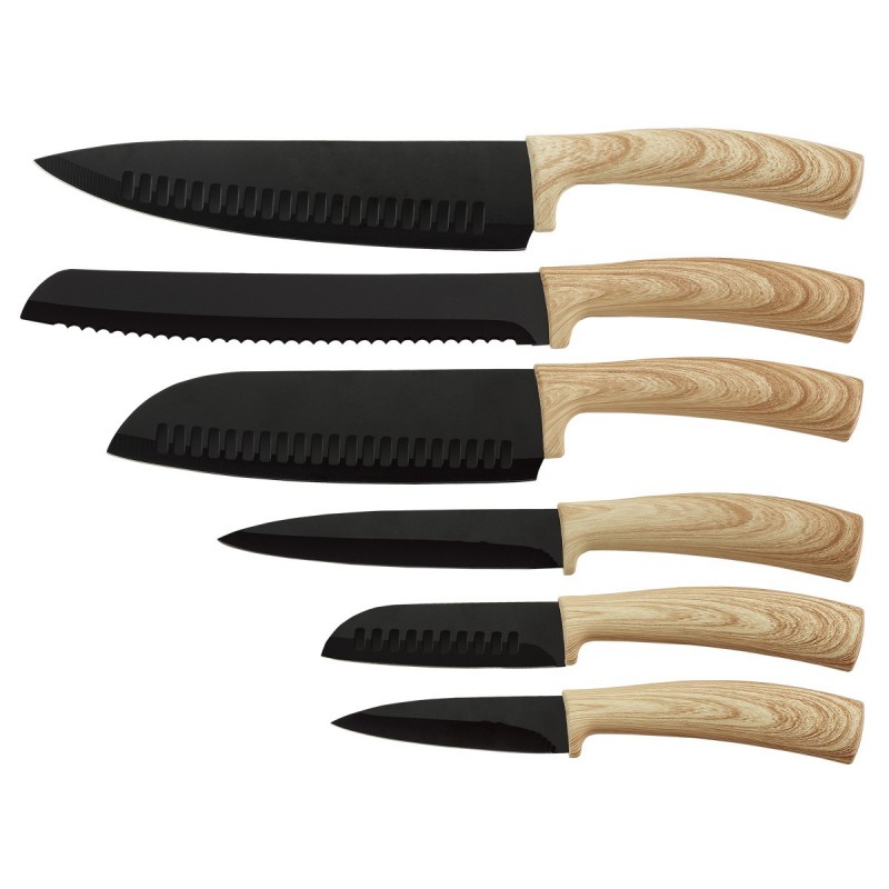 6pcs hot selling kitchen knife set图2