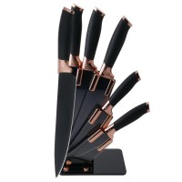 6pcs hot selling kitchen knife set with acrylic stand