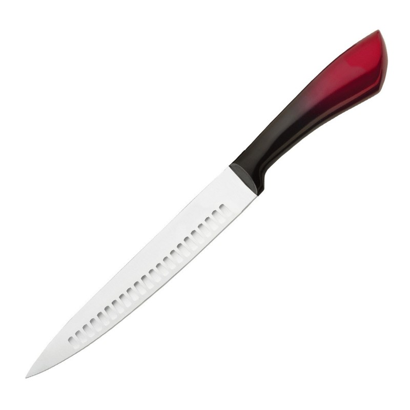 6pcs hot selling hollow handle knife set with gradient color with stand图4