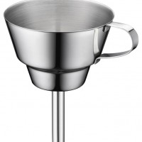 High quality of 18/8 stainless steel 9cm Round Funnel with Strainer