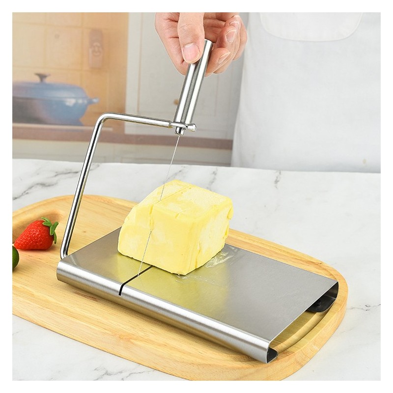 Hot selling Stainless Steel Chocolate Grater Cheese Cutting Wire Cheese Butter Cutter Slicer图2