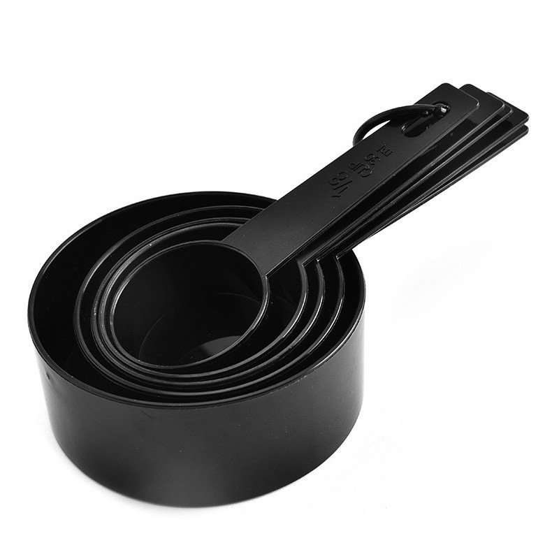 10piece black plastic measuring cups and measuring spoons图4