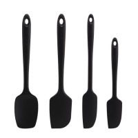 Amazon Hot Selling Custom Silicone Spatula Set 4pcs Spatulas Silicone Heat Resistant baking Tool