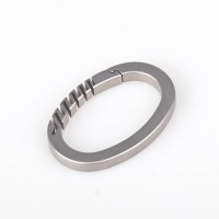 Titanium  Carabiner Clip,Spring Hook Key Ring