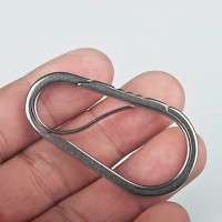 Titanium Slide Lock Keychain Clip