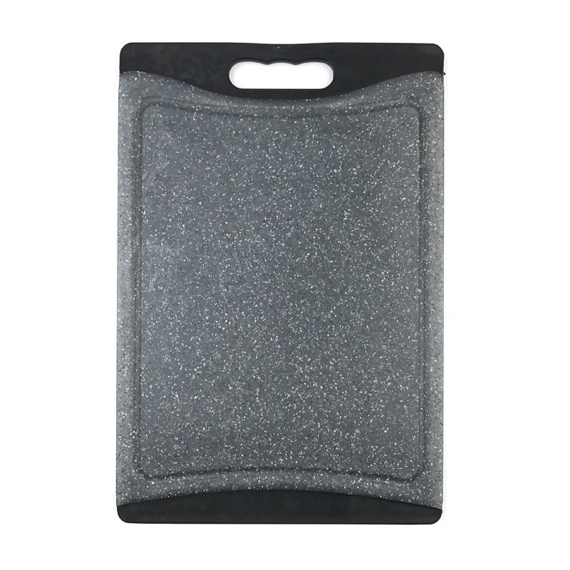 Unique Marble Appearance Design, Anti-Skid Kitchen Chopping Board Set with Juice Groove图8