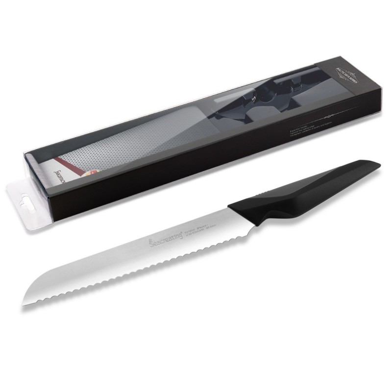 Seacreating Baltic Sea Series Bread Knife 8inch Pro Kitchen Knife German Stainless Steel Cheese Cake图4