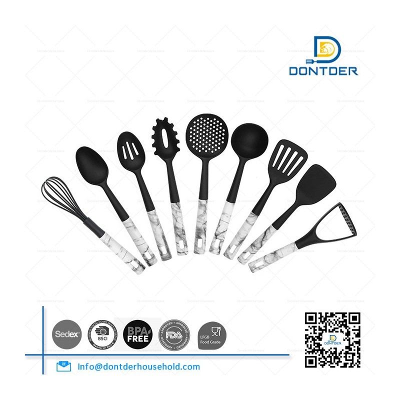 D00217 Nylon Kitchenware Cooking Utensils Set Nylon Tools Set图4