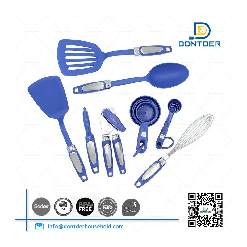 D00141 14 Piece Tool & Gadget Set Nylon Kitchenware图2