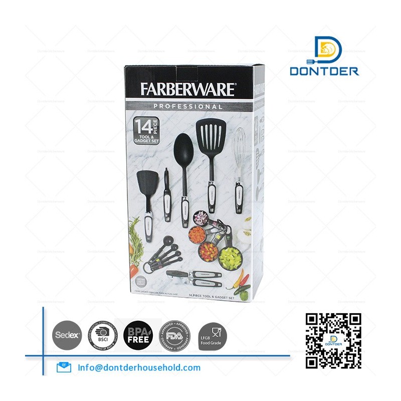 D00141 14 Piece Tool & Gadget Set Nylon Kitchenware图3