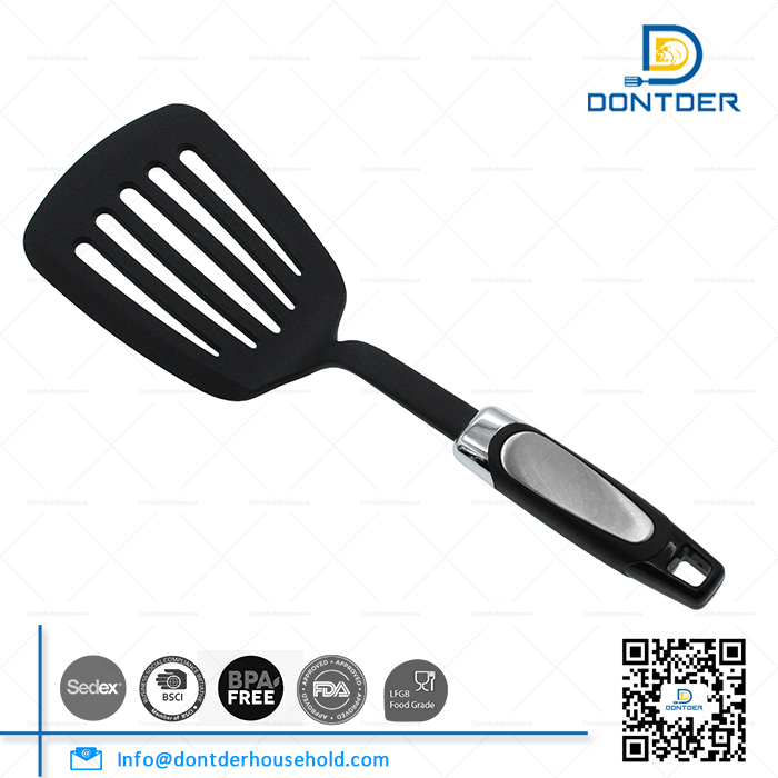 D00146 Nylon Slotted Turner Spatula2