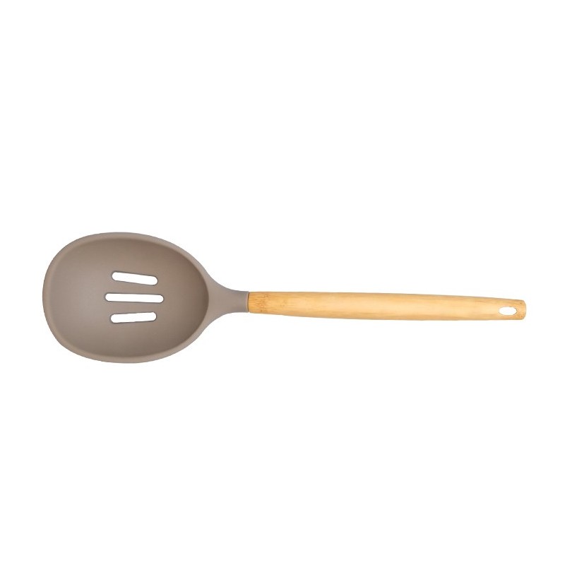 Hot Sale Item 11 Pieces Eco-Friendly Silicone Kitchen Utensil Sets with Bamboo Handle Kitchen Access图5
