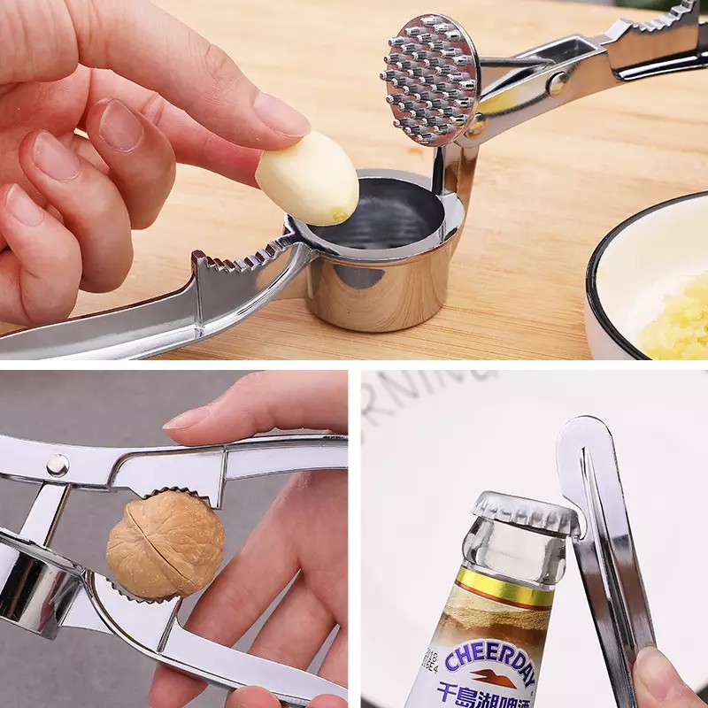 Multi-function Garlic Press Hot Sale Kitchen Stainless Steel Fruit & Vegetable Tools图2