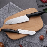Wholesale Stainless Steel Cutlery Kitchen Best Santoku Knife Set Chef Knives Set 2pcs Multi Purpose 