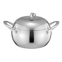 18cm 18/8 stainless steel apple shaped Dutch oven