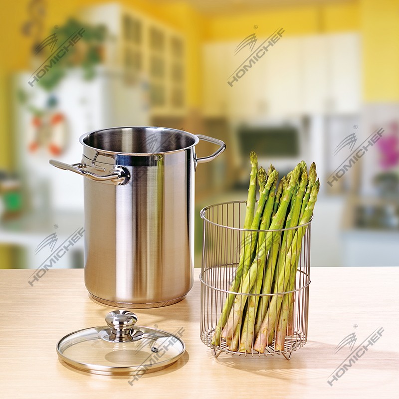 Stainless steel Asparagus pot图2