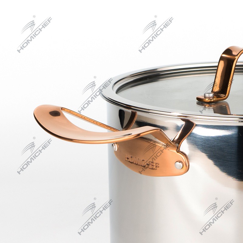 Angel's wing stainless steel  cookware set图2
