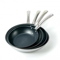 Frying pan  set with tube handle(UL certificated recycled content)