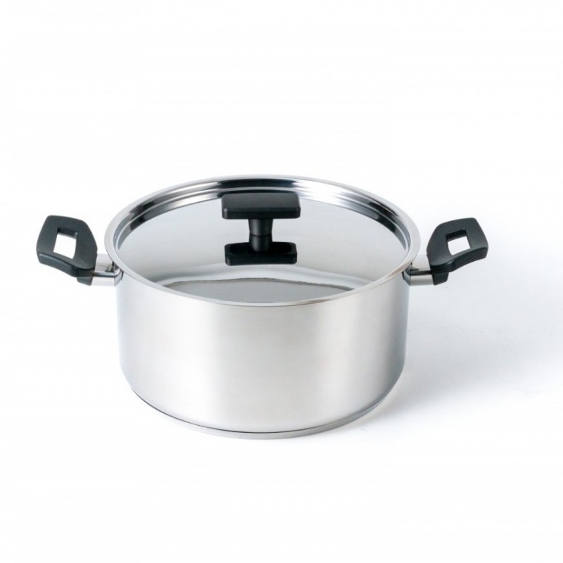 Straight Body cookware set with bakelite  handle(UL certificated recycled content)图2