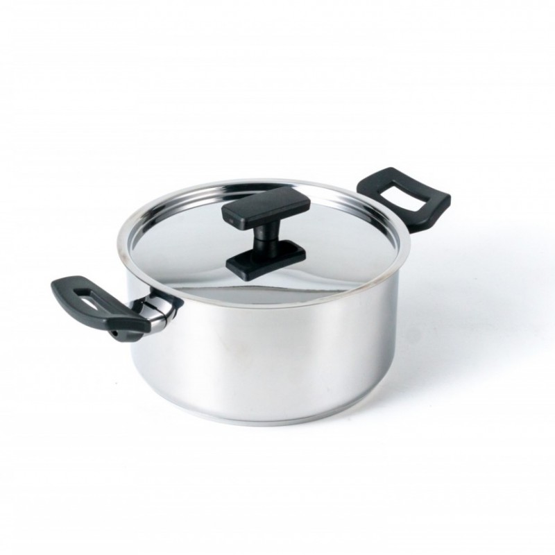 Straight Body cookware set with bakelite  handle(UL certificated recycled content)图3