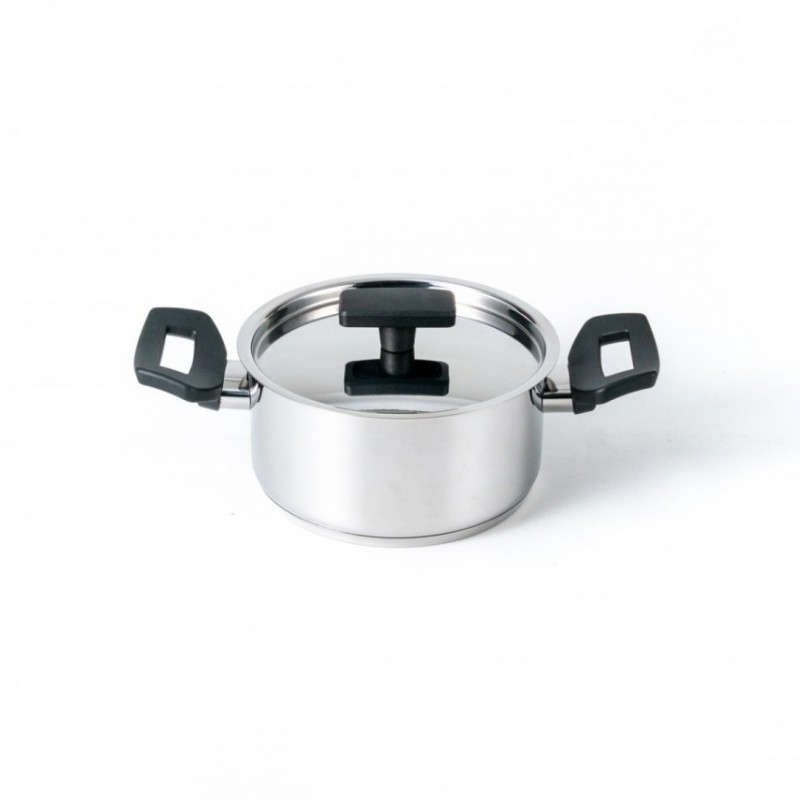 Straight Body cookware set with bakelite  handle(UL certificated recycled content)图4