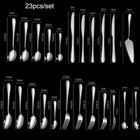 CHX1010 23pcs/set Stainless Steel Flatware / Cutlery Set