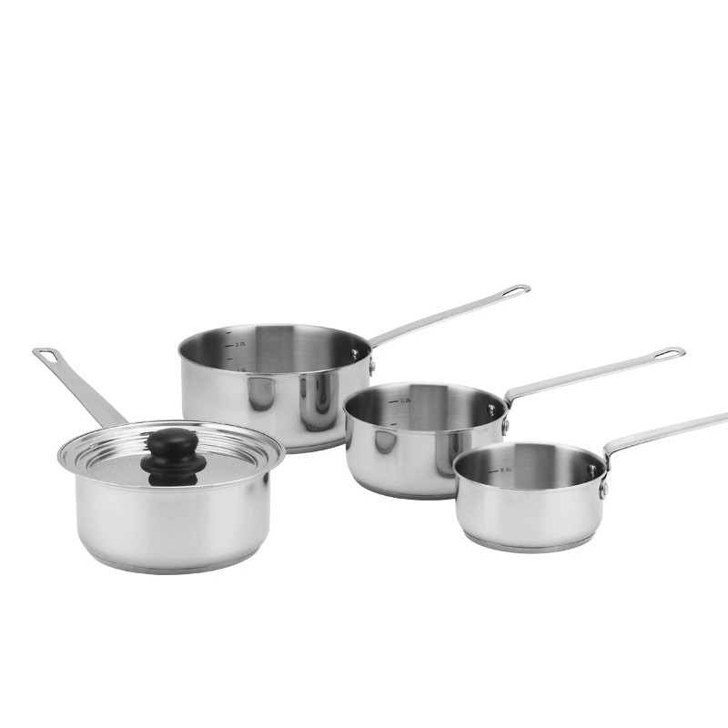 SA118115 Stainless steel cookware set with multi size SS lid图5