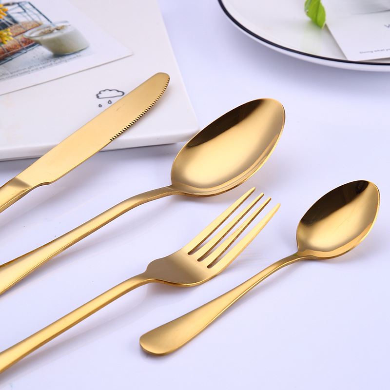 MS003-YSL01 Stainless Steel Flatware Set图4