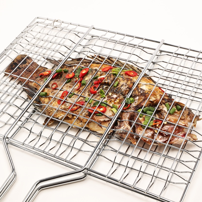 Grill Rack, Portable BBQ Grilling Basket  Outdoor Grilling Basket For Meats, Chops, Vegetable图7