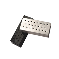 Cast-iron Smoker Box Boite a fumer en fonte:24x10x4.5cm,30g,1pc/color box