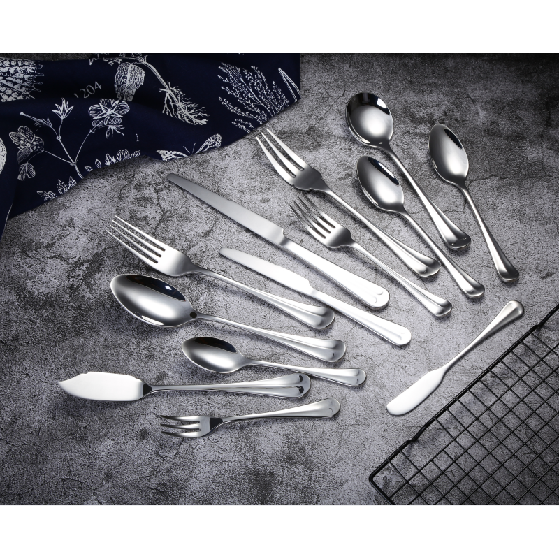 Stainless steel cutlery set flatware silverware tableware图2