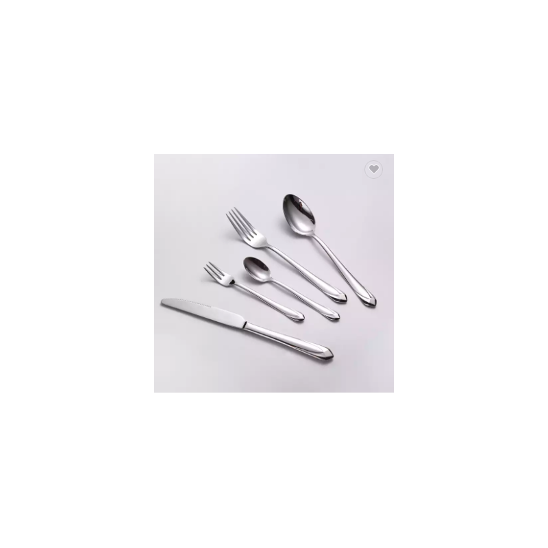 Wholesale 430 stainless steel unique restaurant flatware set spoons fork knife dining cutlery set图5