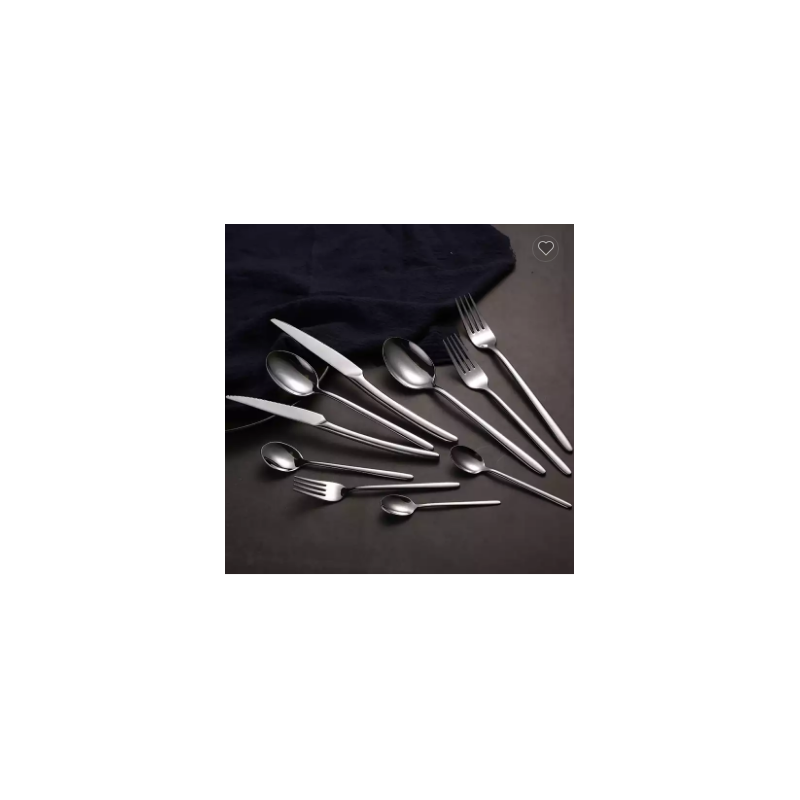 Hot sale wedding stainless steel restaurant flatware silver cutlery set party wedding flatware sets图5