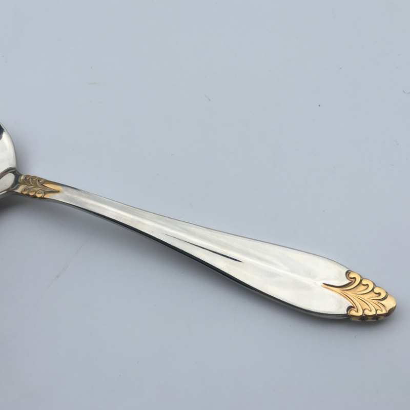 China manufacturers stainless steel high quality gold plated cutlery stainless steel cutlery flatwar图5