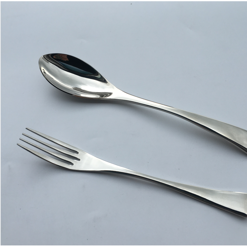 Factory price high Quality Wedding Silverware Gift Restaurant Silver Spoon Fork Luxury Flatware Stai图5