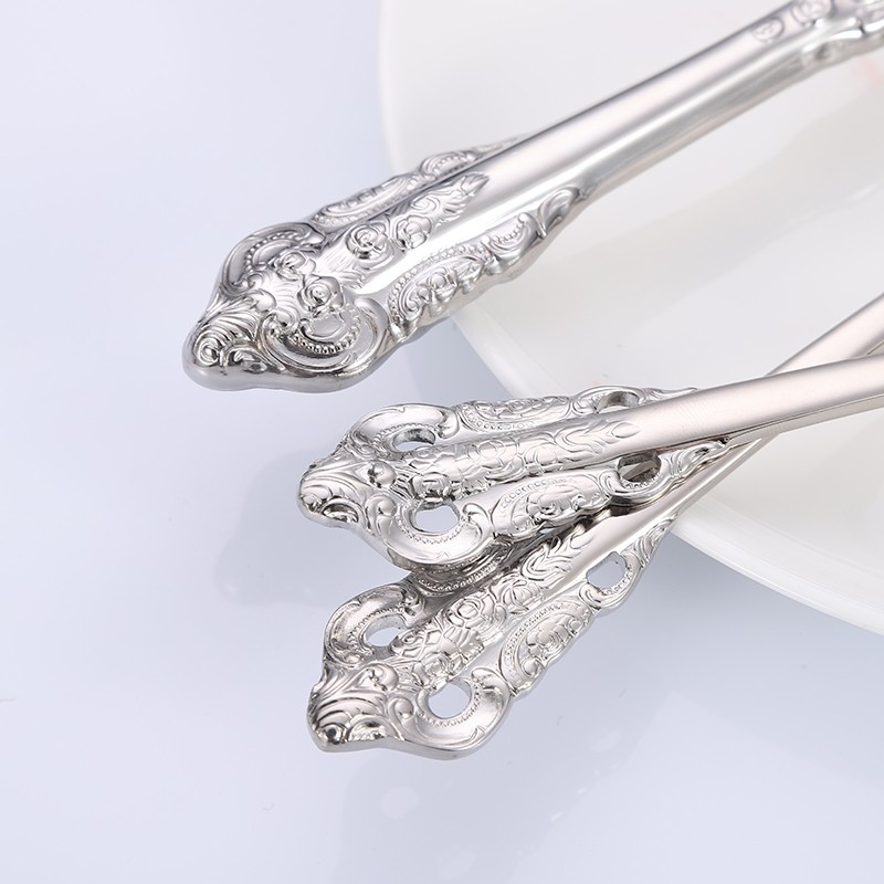 Wholesale Wedding Restaurant Luxury Banquet flatware set stainless steel cutlery set图5