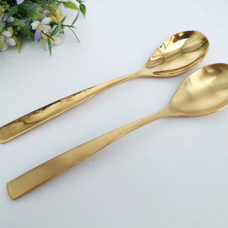 Black PVD Coating SS 18/0 silverware Cutlery Sets Luxury Dinnerware Sets For Wedding Party Restauran图6