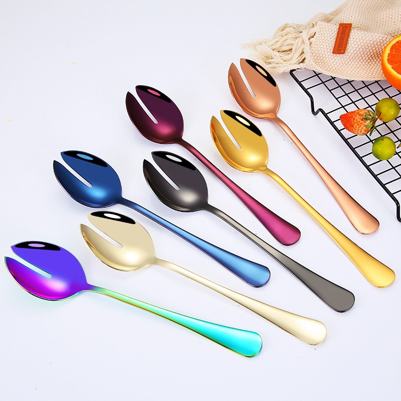 18/0 stainless steel salad spoon fork/serving spoon/fork图2