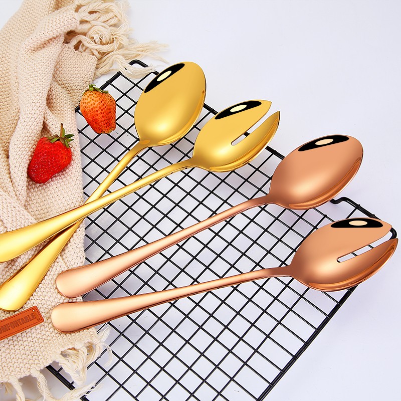 18/0 stainless steel salad spoon fork/serving spoon/fork图4
