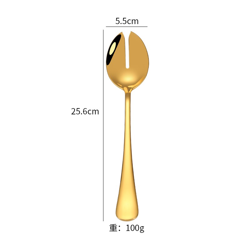 18/0 stainless steel salad spoon fork/serving spoon/fork图5
