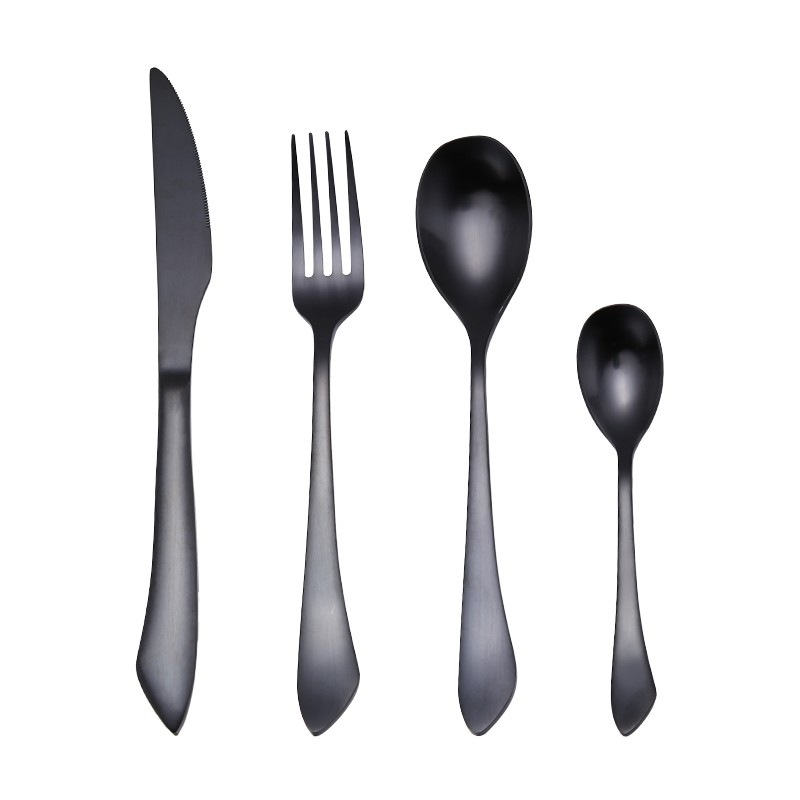 Wholesale fork knife and spoon set rose gold cutlery luxury high quality stainless steel flatware图5