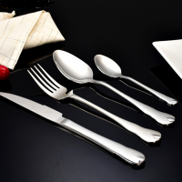 Jieyang Factory direct selling Regular Model 201 Stainless Steel Cutlery Set Dinner Knife Fork Spoon