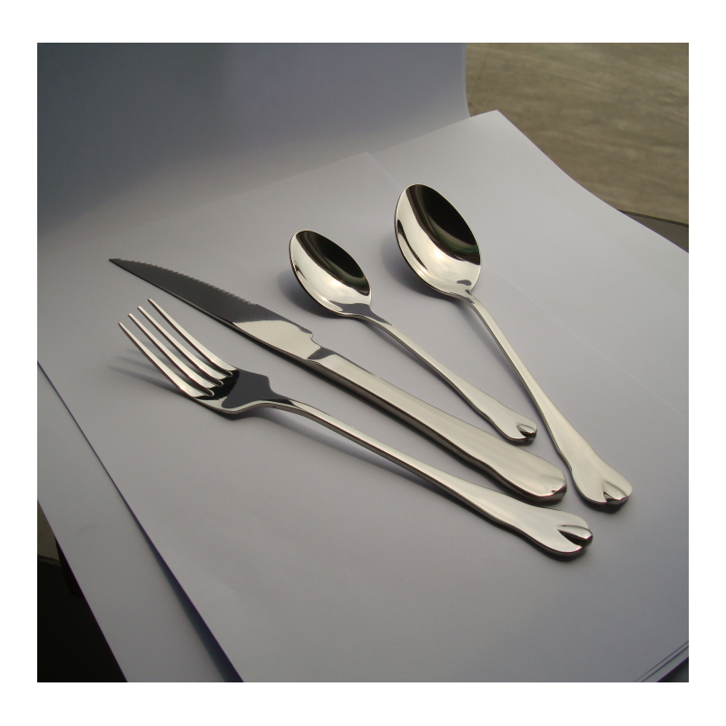 Jieyang Factory direct selling Regular Model 201 Stainless Steel Cutlery Set Dinner Knife Fork Spoon图4