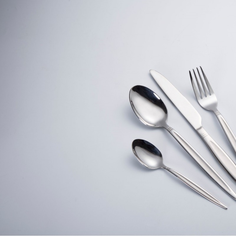 Hot Sales Supermarket Silver Plated Buffet Restaurant Stainless Steel Silverware High Quality New Ar图3
