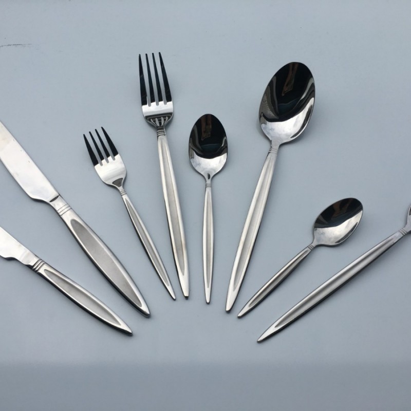 Hot Sales Supermarket Silver Plated Buffet Restaurant Stainless Steel Silverware High Quality New Ar图5