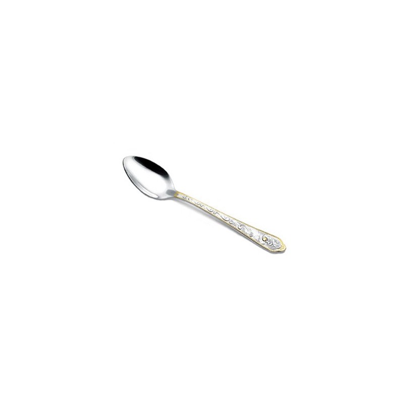 High grade gold plated dinnerware spoon fork and knife set, stainless steel cutlery set图5
