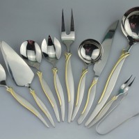 Luxury Wedding Unique Flatware 86pcs Fork Spoon Knife Cutlery Stainless Steel Cutlery Set with Piano