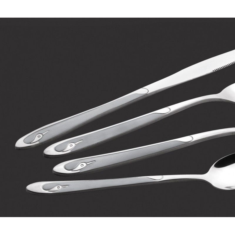 Stainless steel flatware, tableware with phoenix/bird pattern , tea spoon , fork , spoon , knife图3