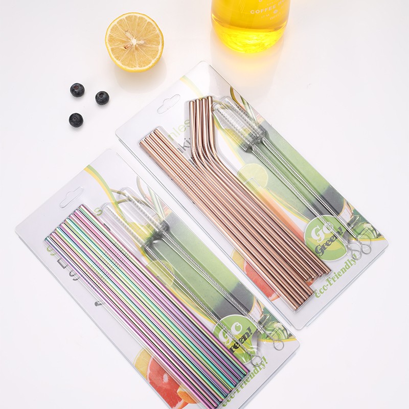 Reusable Stainless Steel Drinking Straw For Bar Family Wedding Party Restaurant图2