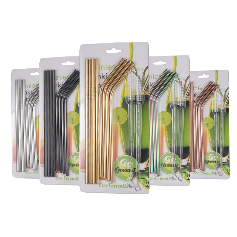 Reusable Stainless Steel Drinking Straw For Bar Family Wedding Party Restaurant图5